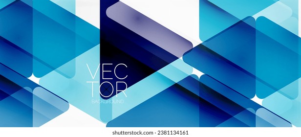 Abstract background. Color transparent triangles in mosaic style with shadow lines. Design for website headers, social media posts, digital art displays, presentations, branding elements, wallpapers