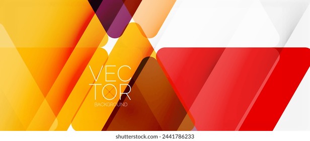 Fondo abstracto. Colorea triángulos transparentes en estilo mosaico con líneas de sombra. Diseño para encabezados de sitios web, publicaciones en redes sociales, presentaciones de arte digital, elementos de marca, fondos de pantalla