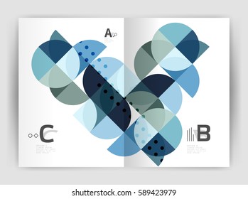 Abstract background with color triangles, annual report print backdrop. Vector design for workflow layout, diagram, number options or web design