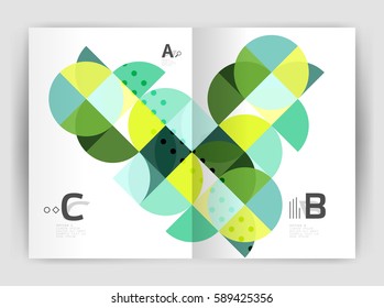 Abstract background with color triangles, annual report print backdrop. Vector design for workflow layout, diagram, number options or web design