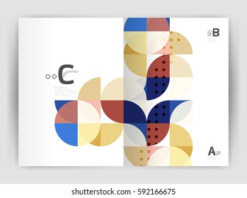 Abstract background with color triangles, annual report print backdrop. Vector design for workflow layout, diagram, number options or web design