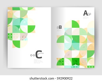 Abstract background with color triangles, annual report print backdrop. Vector design for workflow layout, diagram, number options or web design