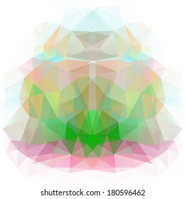 Abstract background of color triangles for the design of your site, invitations, business cards