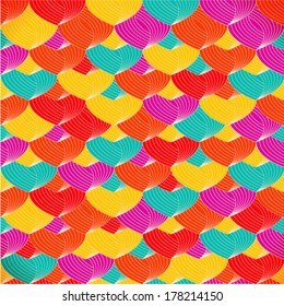 Abstract  background in color. Vector illustration.