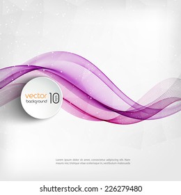 Abstract background with color wave