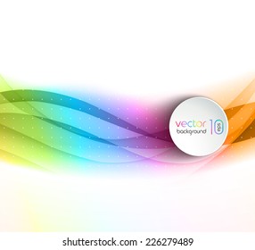 Abstract background with color wave
