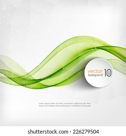 Abstract background with color wave