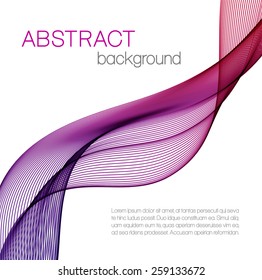 Abstract background with color wave
