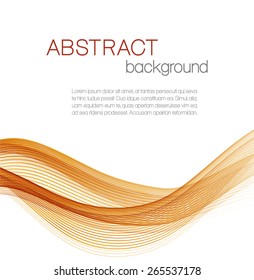 Abstract background with color wave
