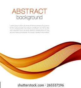 Abstract background with color wave