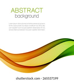 Abstract background with color wave