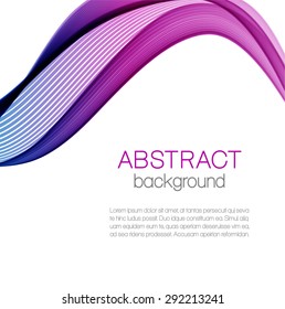 Abstract background with color wave