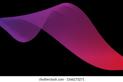 Abstract background with color wave design element. Vector illustration