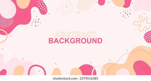 Abstract background. Color wave template presentation design with color line and dots.