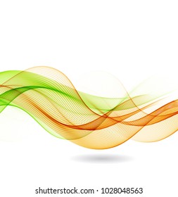 Abstract background with color waves