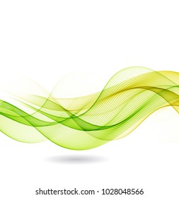 Abstract background with color waves