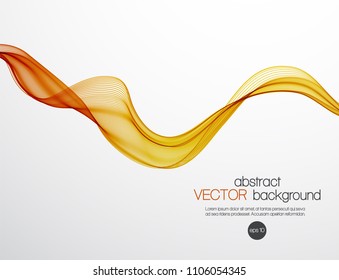 Abstract background with color waves