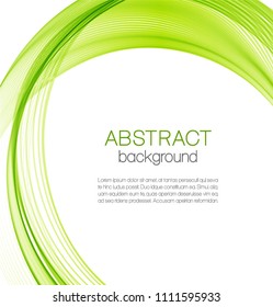 Abstract background with color waves