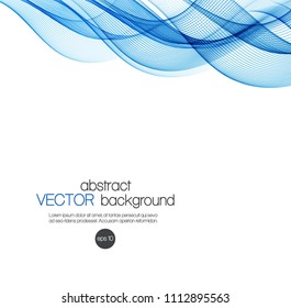 Abstract background with color waves