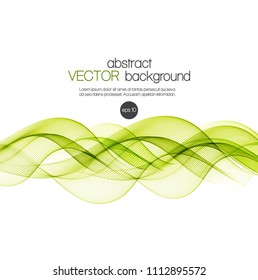 Abstract background with color waves
