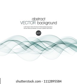 Abstract background with color waves