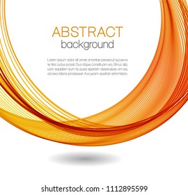 Abstract background with color waves