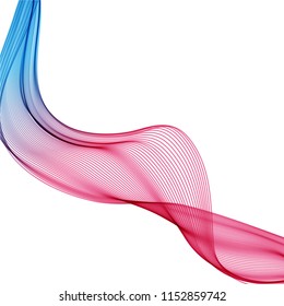 Abstract background with color waves