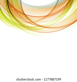 Abstract background with color waves