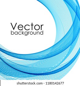 Abstract background with color waves