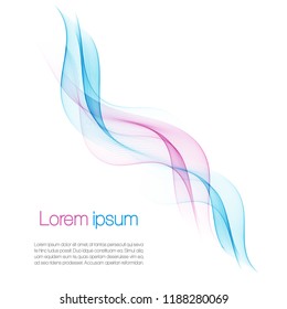 Abstract background with color waves