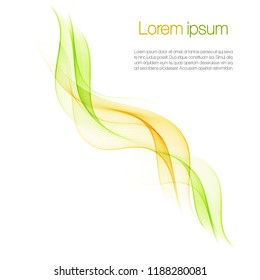 Abstract background with color waves
