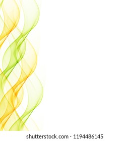 Abstract background with color waves