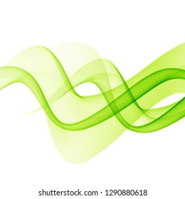 Abstract background with color waves