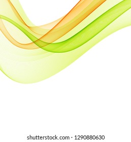 Abstract background with color waves