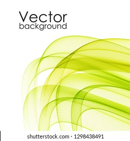 Abstract background with color waves