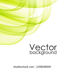 Abstract background with color waves