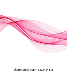 Abstract background with color waves