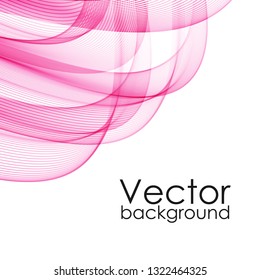 Abstract background with color waves