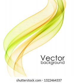 Abstract background with color waves