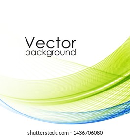 Abstract background with color waves