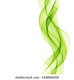 Abstract background with color waves