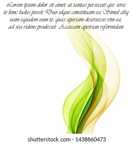 Abstract background with color waves
