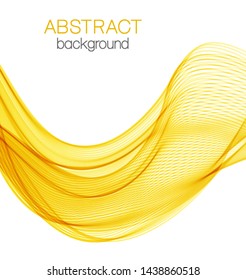 Abstract background with color waves