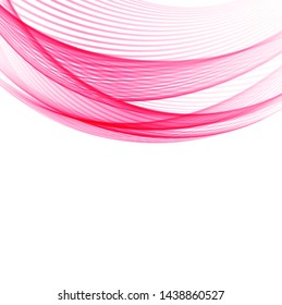 Abstract background with color waves