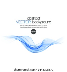 Abstract background with color waves