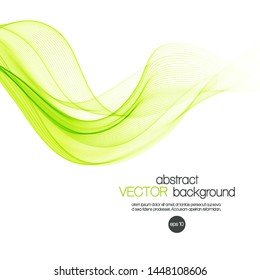 Abstract background with color waves