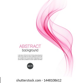 Abstract background with color waves