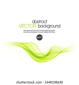 Abstract background with color waves
