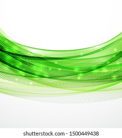 Abstract background with color waves