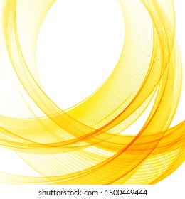 Abstract background with color waves